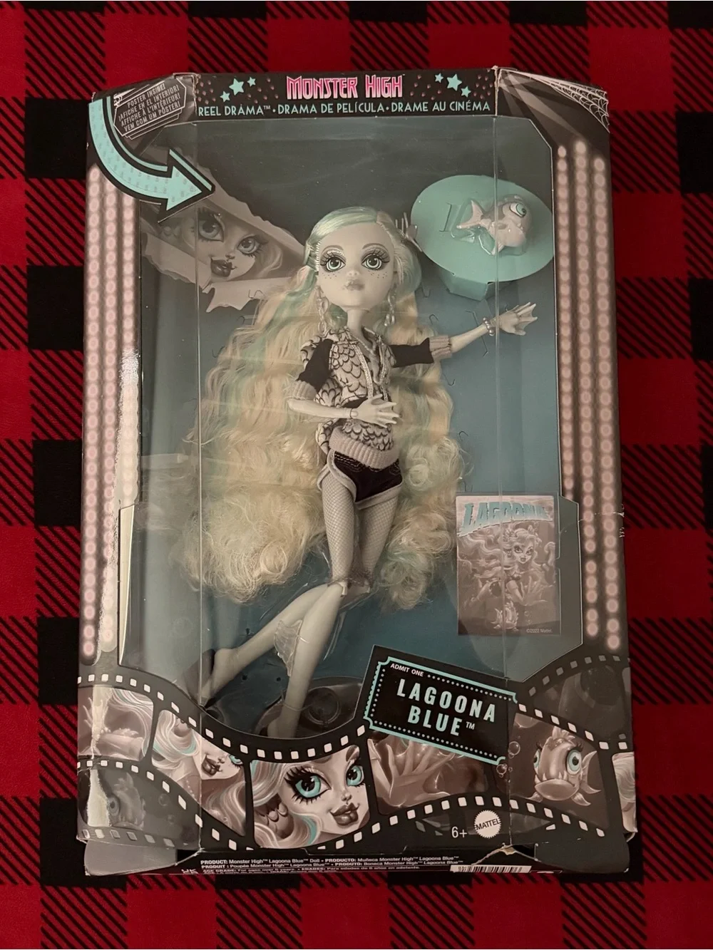 Monster High Reel Drama Lagoona Blue Doll